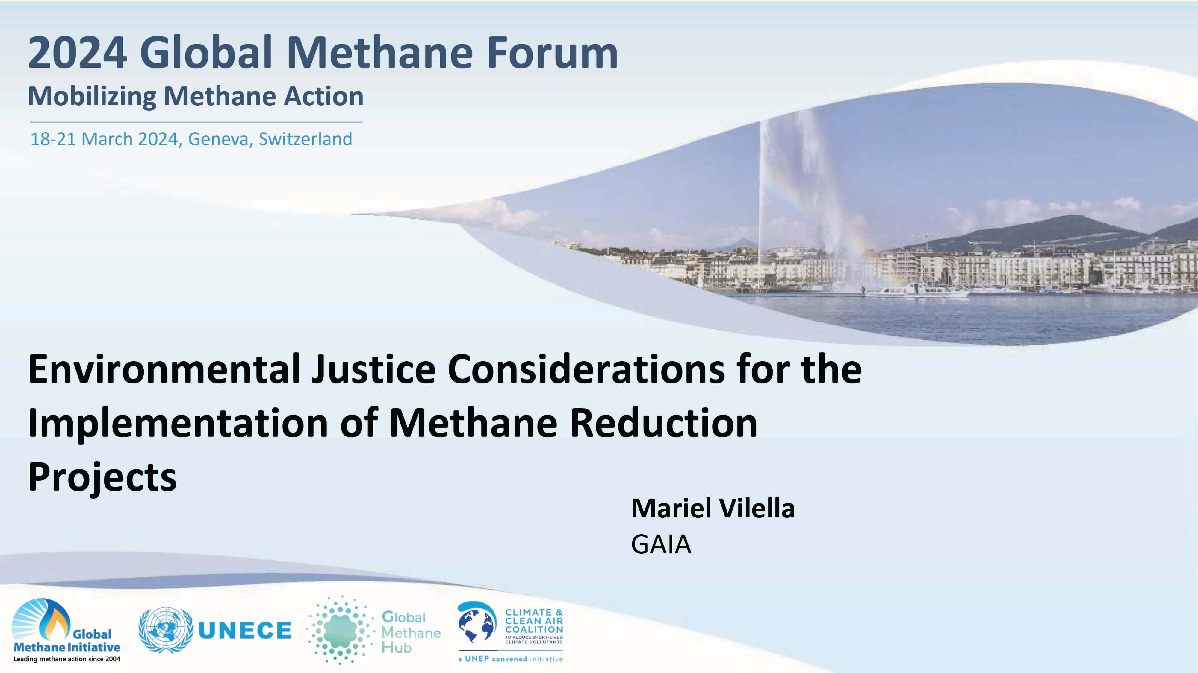 Environmental Justice Considerations for the Implementation of Methane Reduction Projects 